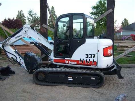 bobcat 337 mini excavator specs|bobcat 337g excavator specs.